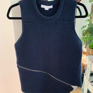 Alexander Wang Asymmetric Zip Sweater